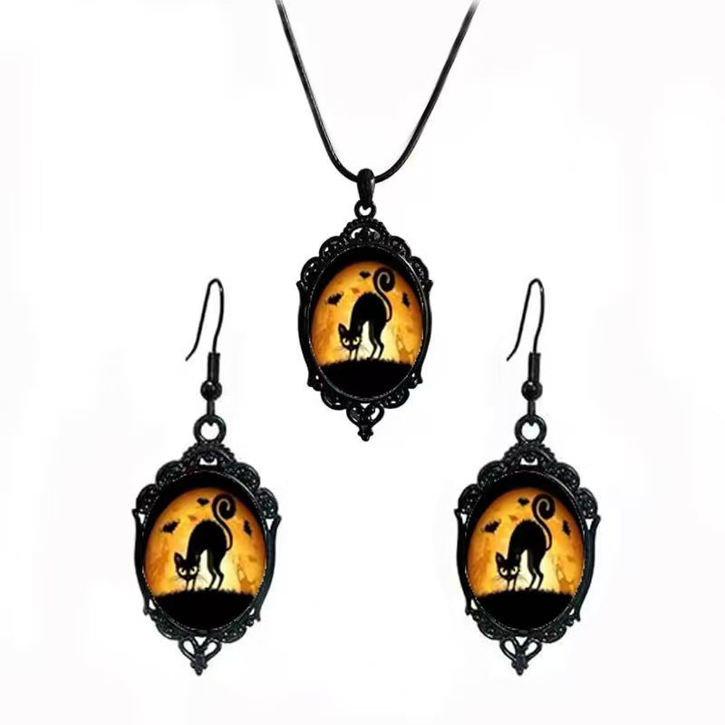 Fashion Elegant Glass Suite Romantic Gift Jewelry Set
