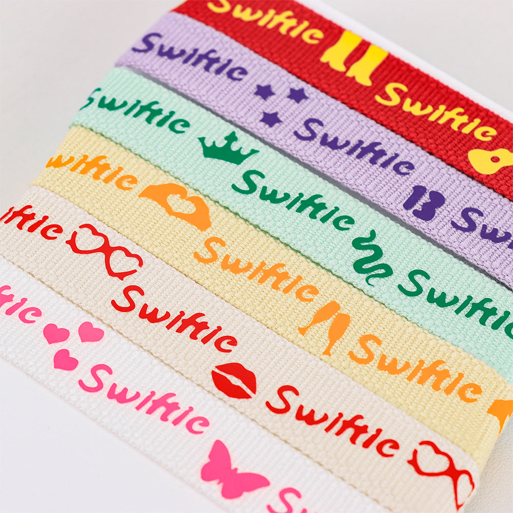 Friendship Hand Woven Rope Taylor Album Bracelets