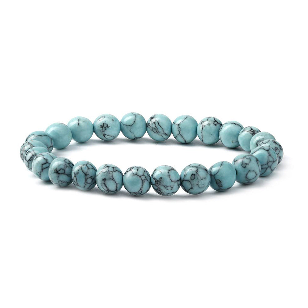 Women's & Men's Crystal Stone Beads Yoga Energy Agate Bracelet