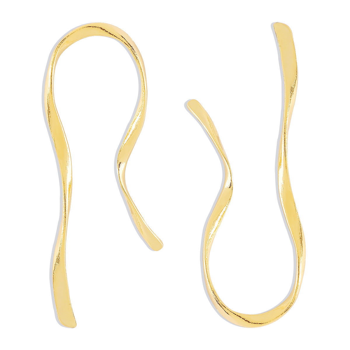 Women's Lines Metallic Asymmetric Geometric Ear Fashion Rings