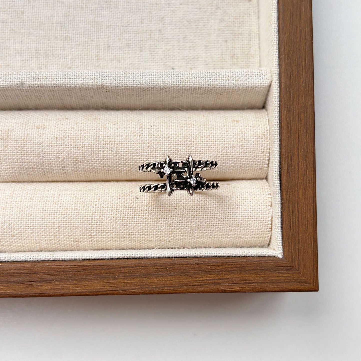 Women's Cool Style Cross Retro Vintage Open-end Adjustable Rings