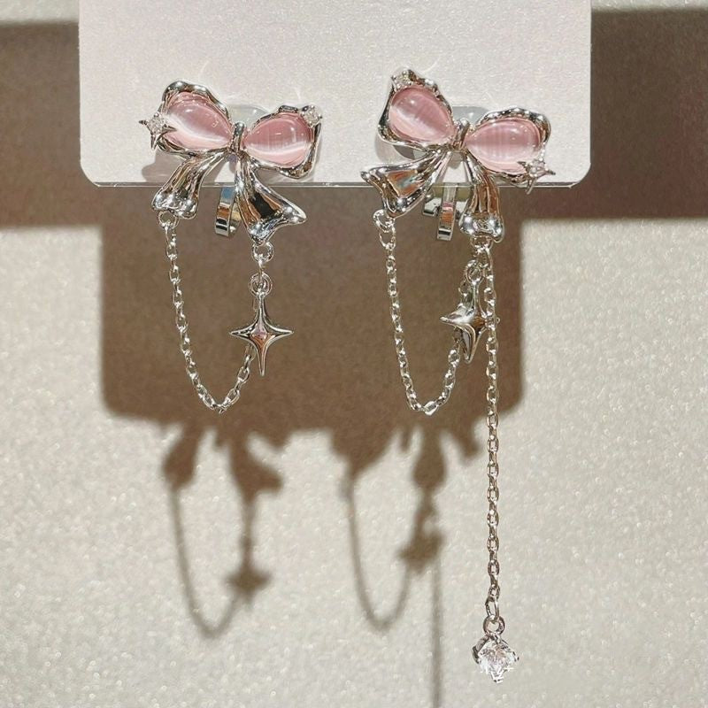Fringe Collection Butterfly Fall Wisteria Flower Earrings