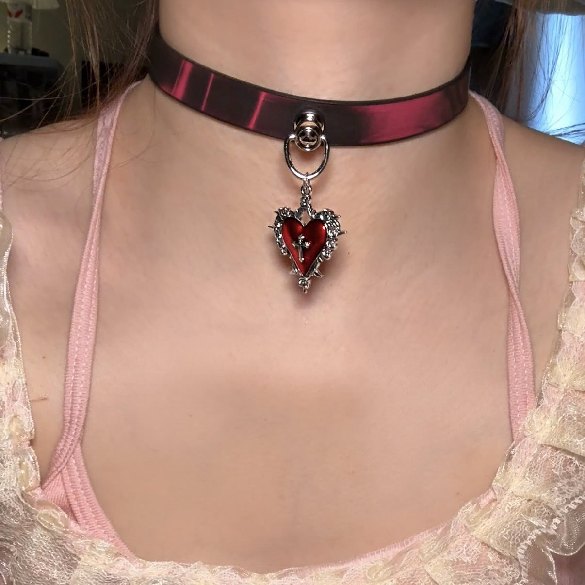 Paw Hot Soft Leather Trendy Cool High-grade Collar