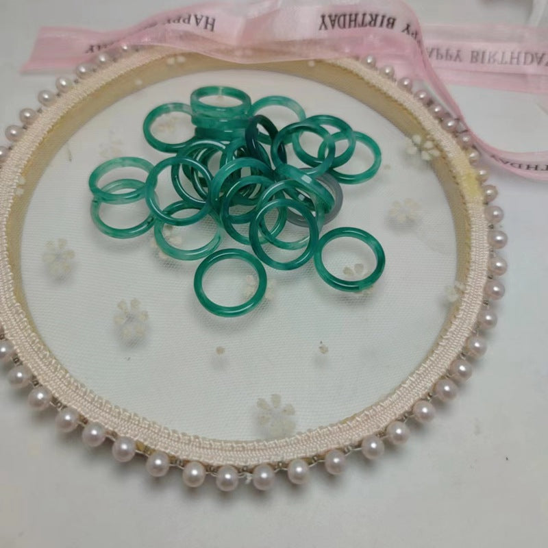 Female Single Material Sticky Accessory International Trade City Ring