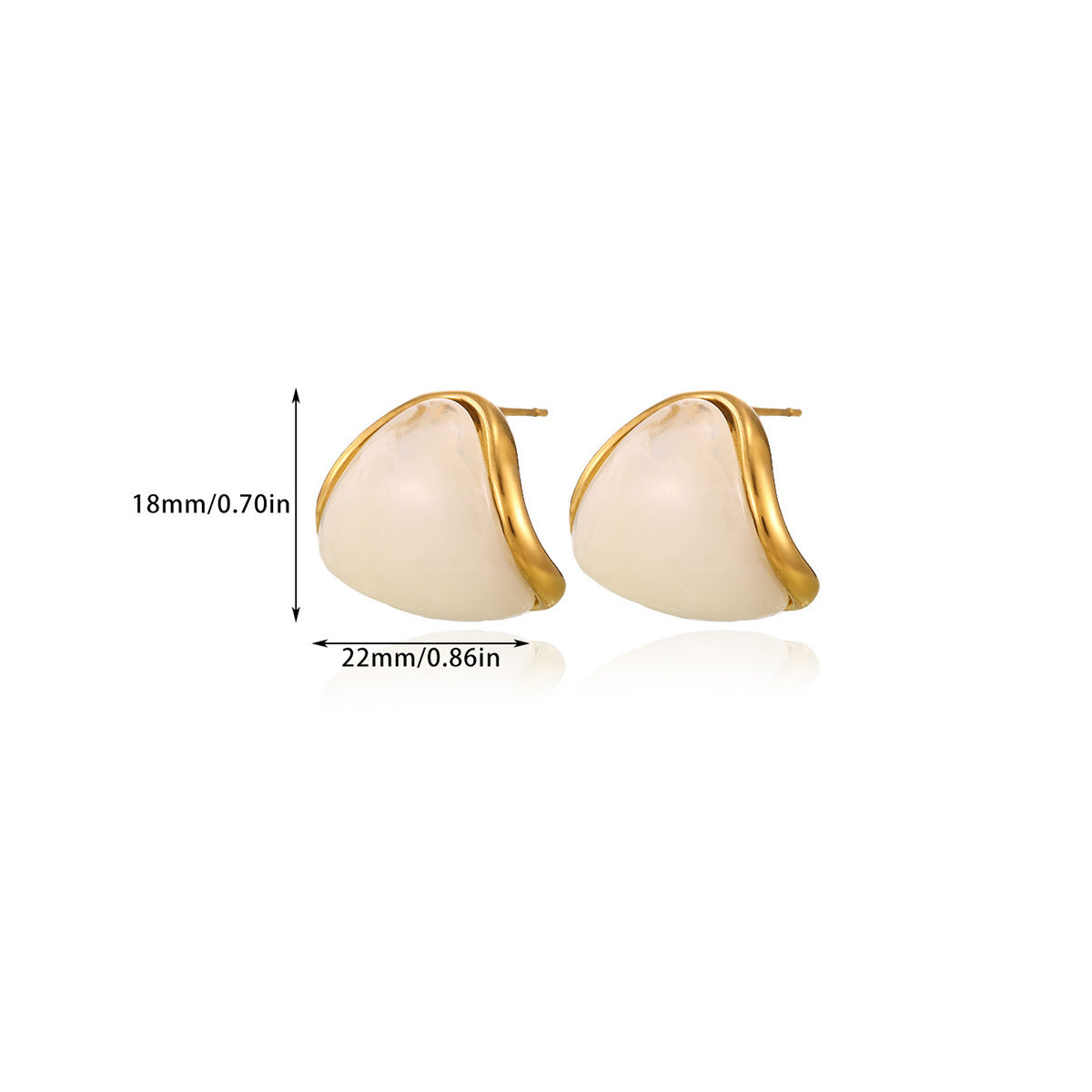 Women's Coffee Color For Light Luxury Temperament High Sense Earrings