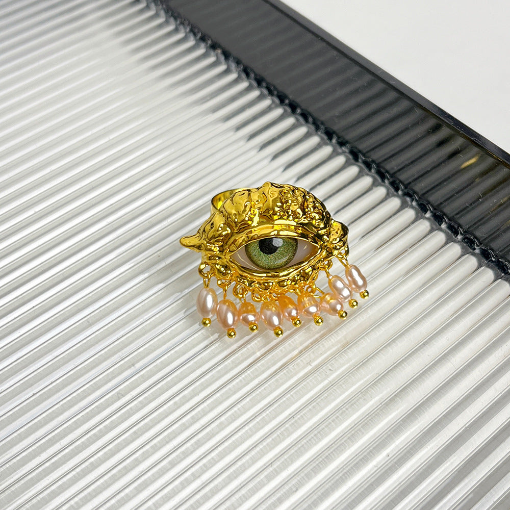 Devil's Eye Female Niche High-grade Light Luxury Retro Rings