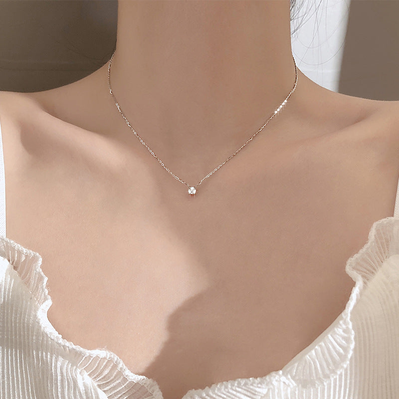Female Niche Design Clavicle Chain Light Luxury Exquisite Fairy Simple Necklaces