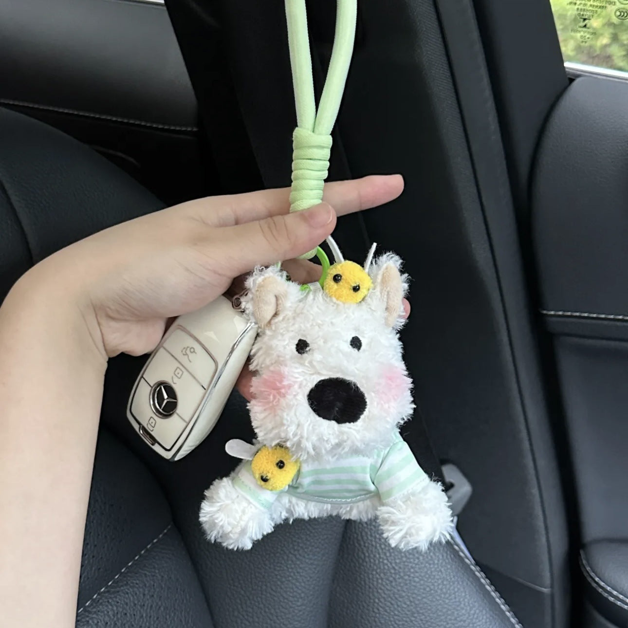 Highland Scrawled Puppy Plush Doll Backpack Cute Hanging Ornaments