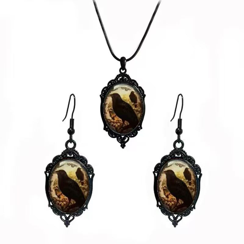 Fashion Elegant Glass Suite Romantic Gift Jewelry Set