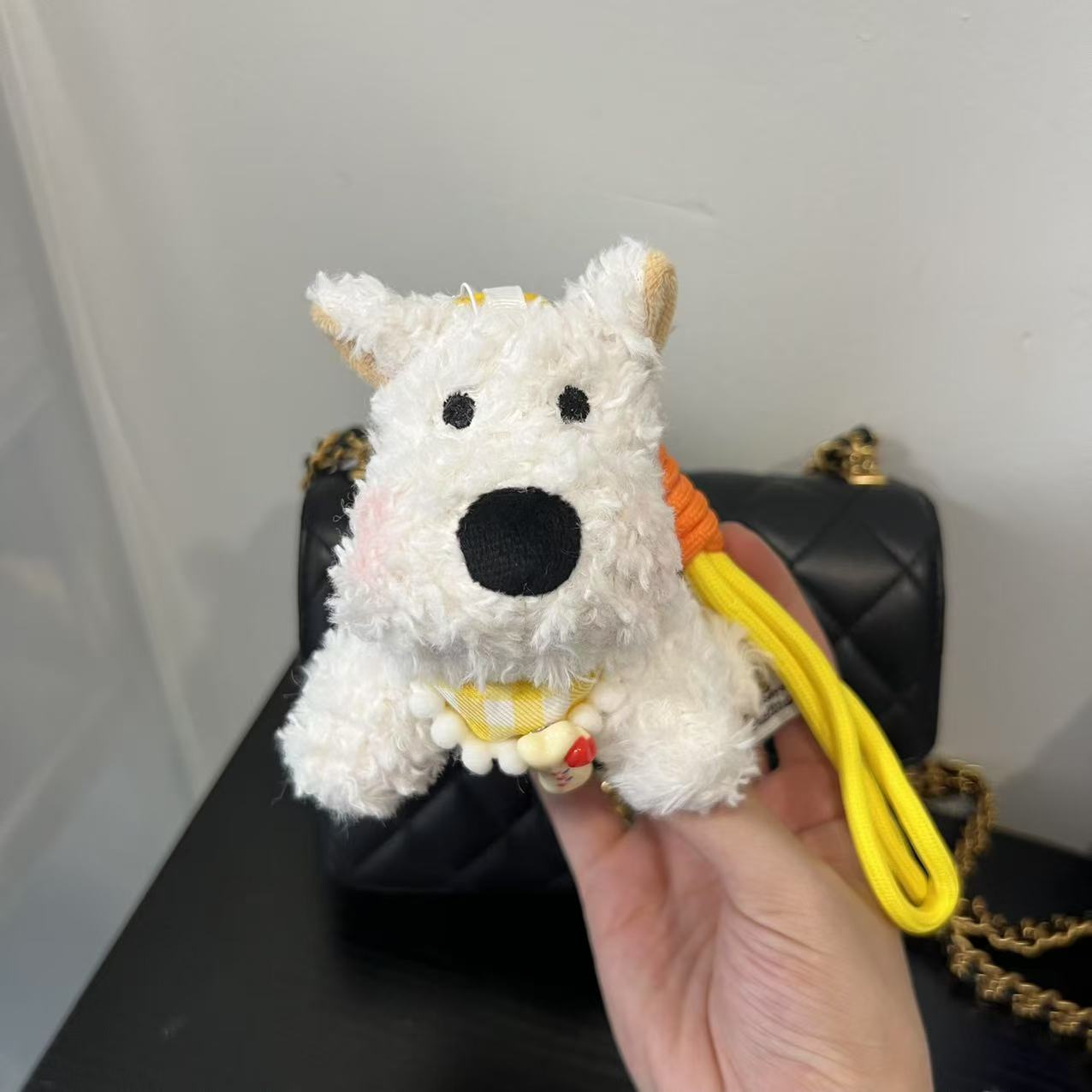 Highland Scrawled Puppy Plush Doll Backpack Cute Hanging Ornaments