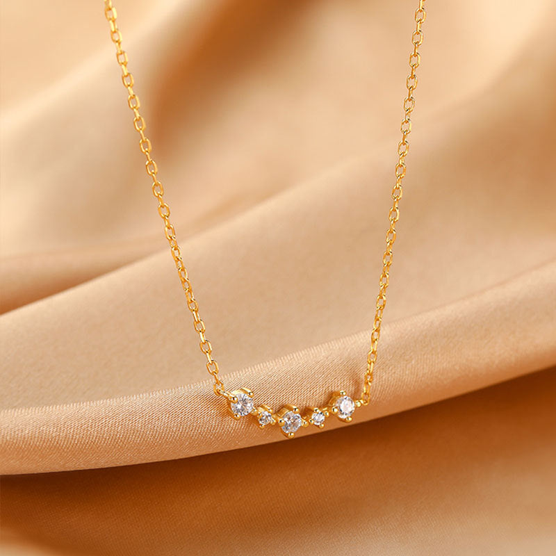 Smile Female Summer Simple Style Niche Design Necklace
