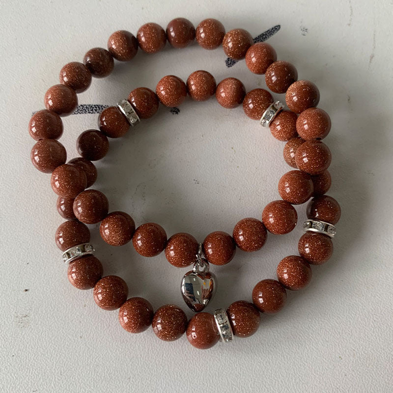 Aventurine Red Agate Pieces Suit Ornament Bracelets