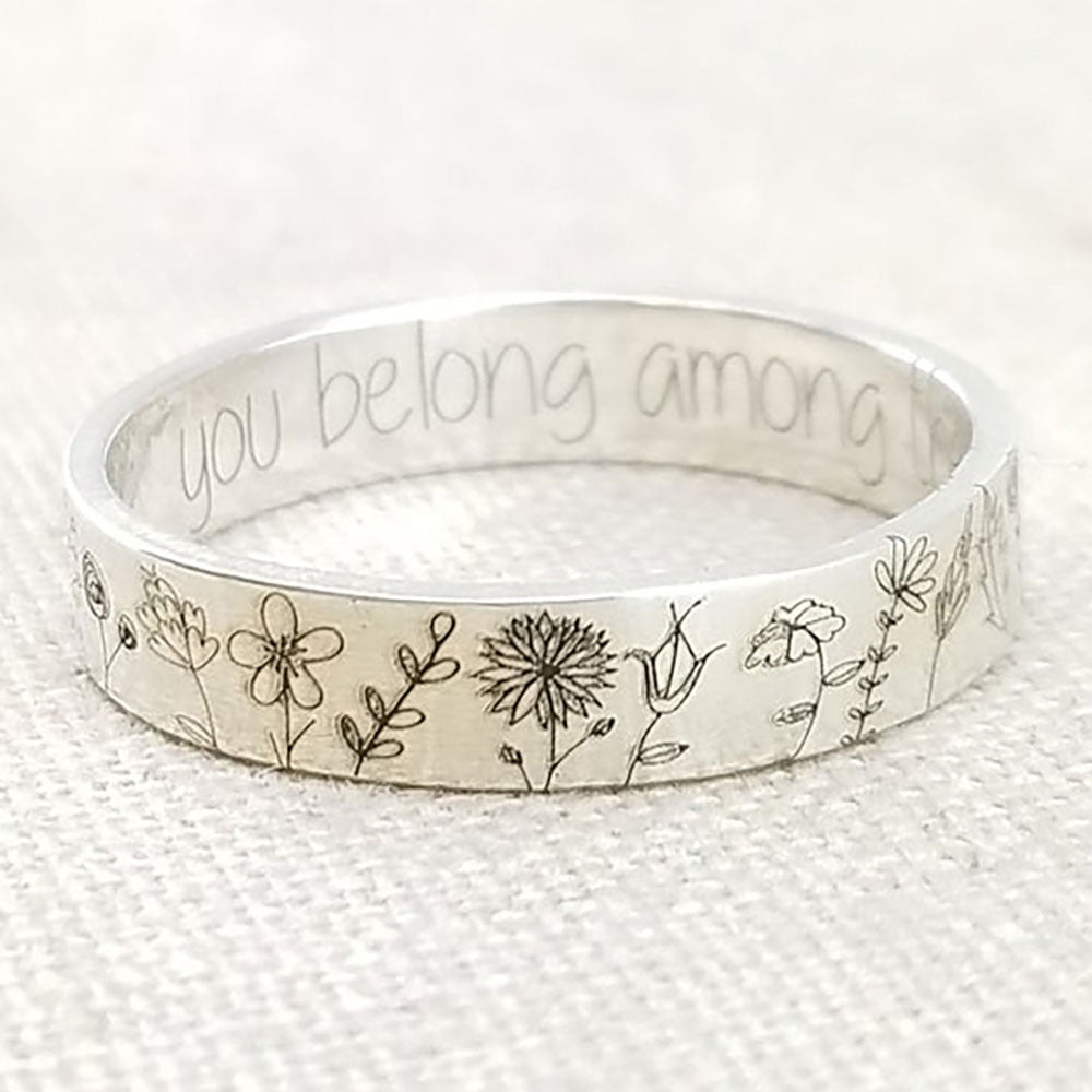 Elegant Graceful Innovative Popular Simple Dandelion Ring