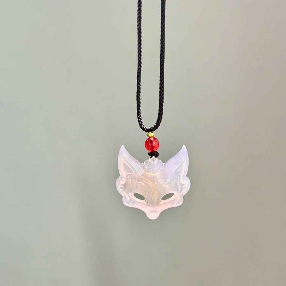 Fog Fox Chinese Braiding National Style Design Necklace