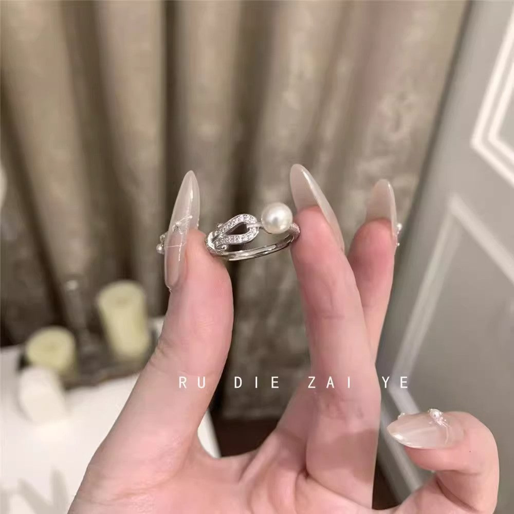 Female Style Design Affordable Luxury Fashion High-grade Open Ring