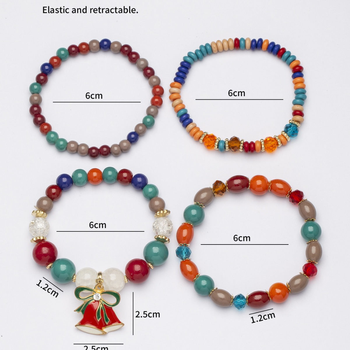 Women's Christmas Gift Bohemian Bead String Jewelry Bracelets