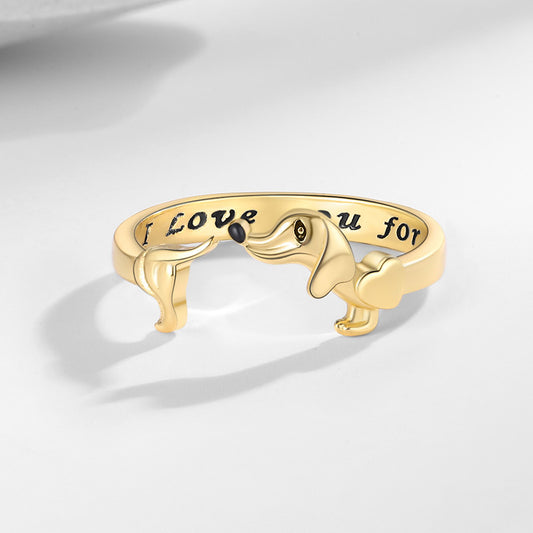 Love Pet Female Design Adjustable Opening Rings