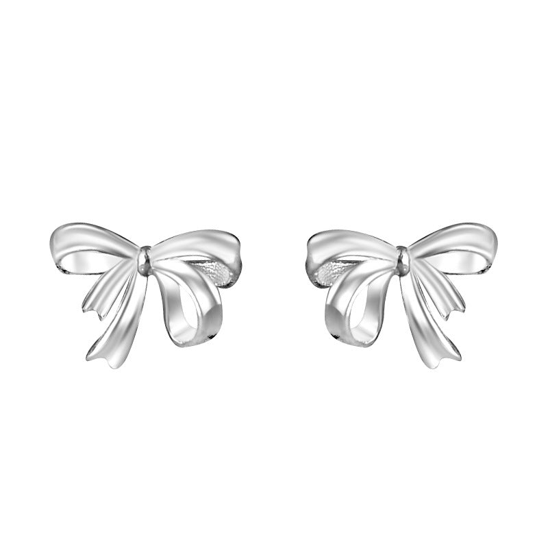 Women's Ear Bow Ribbon Bone Sweet Temperament Earrings