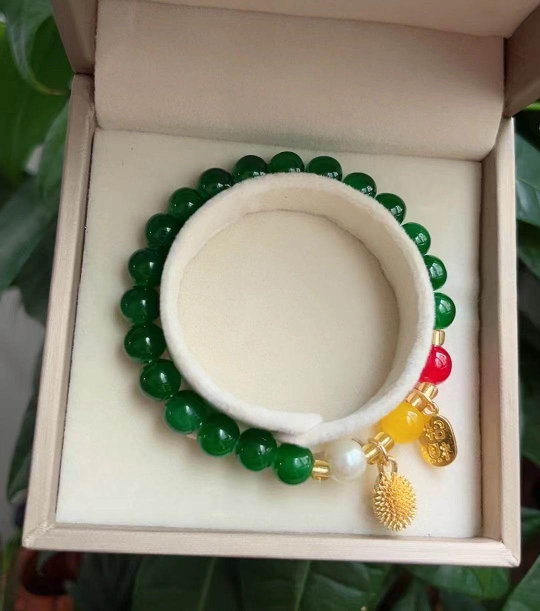 Oval Bead Live Streaming Drainage Gift Bracelets