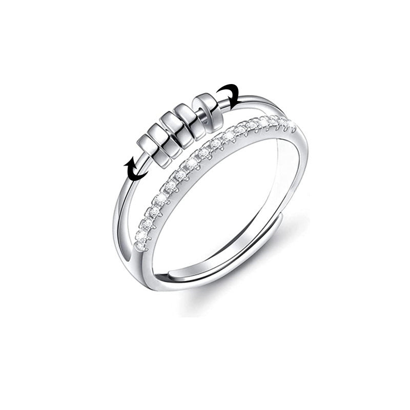 Women's & Men's Anxiety Decompression Fine Tuning Opening Adjustable Thumb Finger Rings