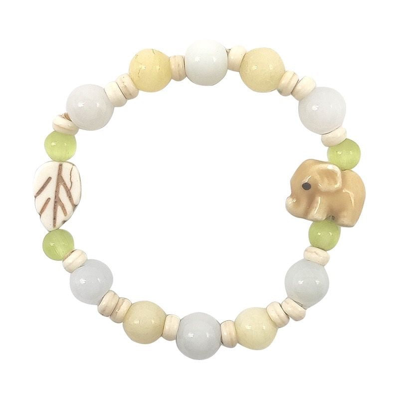 Women's Macaron Color Ceramic Beaded Niche Girlfriends Dopamine Bracelets
