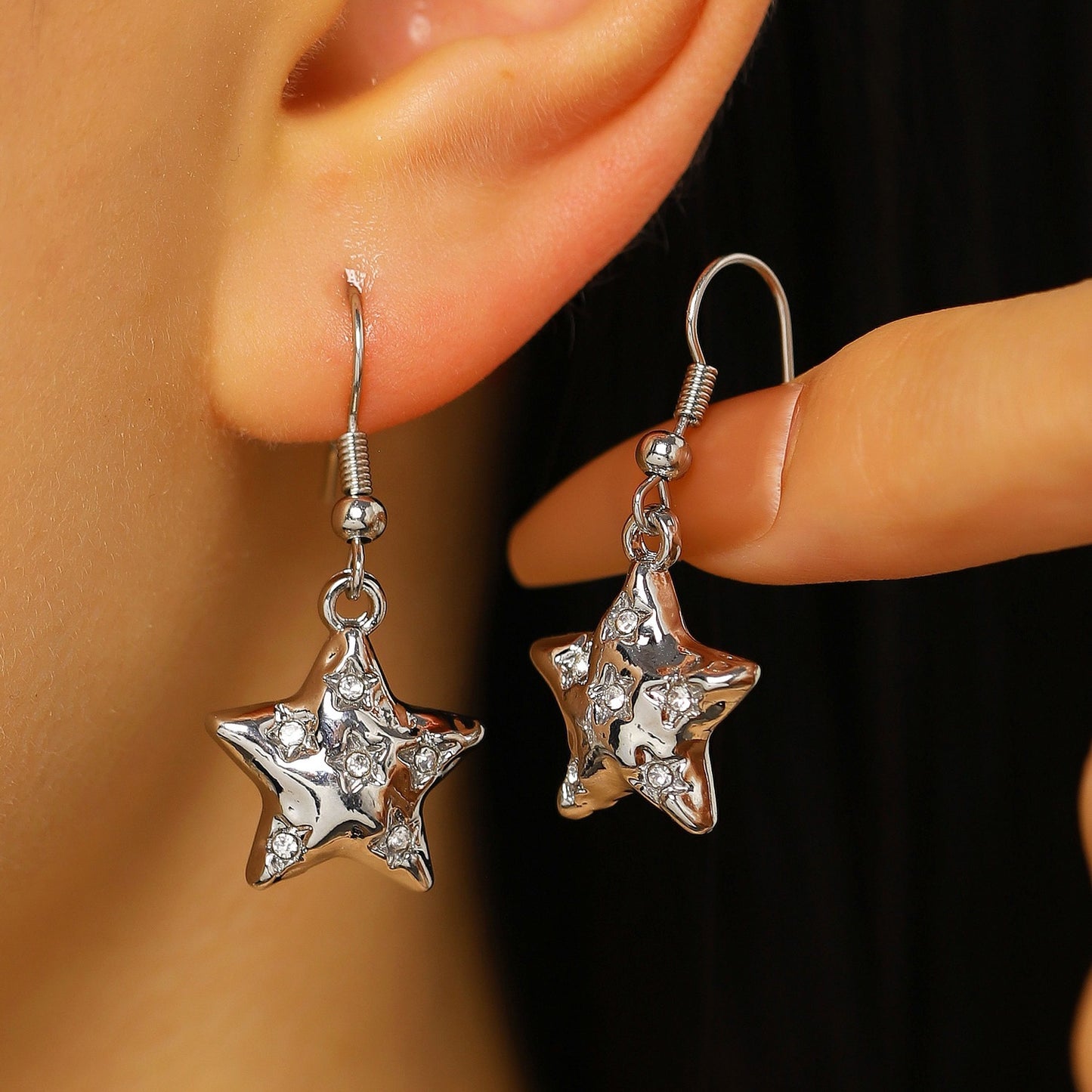Design Sweet Minimalist Star Diamond Five-pointed Bracelets