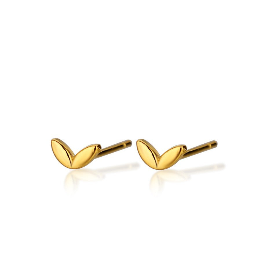Women's Clover For Elegant Mini Small Ear Stud Earrings