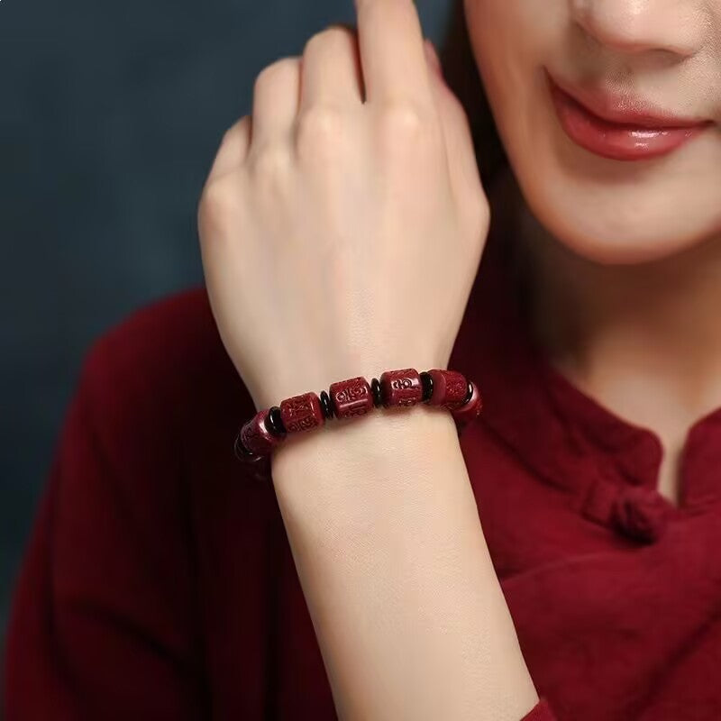 Women's & Men's Mantra Life Barrel Beads Buddha Affordable Bracelet