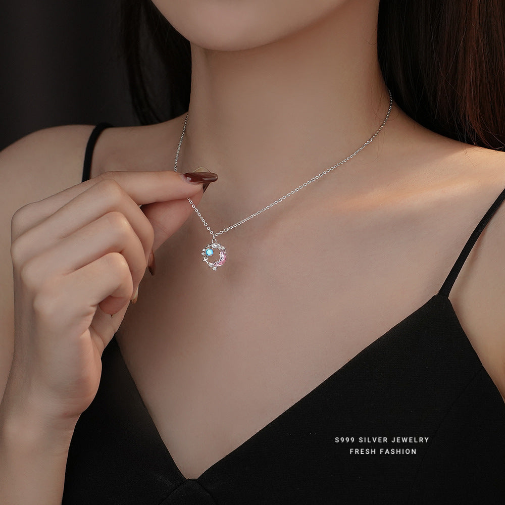 Women's Clavicle Chain Gao Yan Ornament Birthday Necklaces