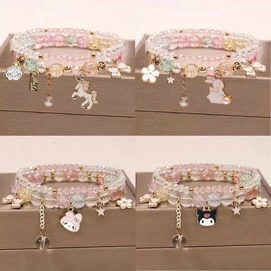 Little String Beads Crystal Female Cute Girlfriends Fashion Bracelet