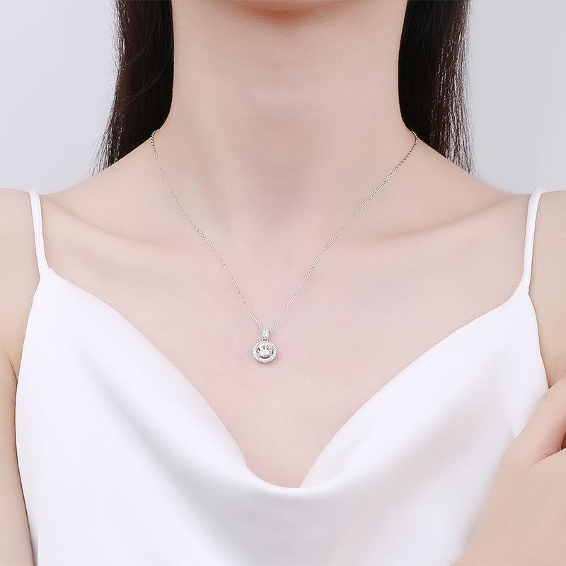Live Broadcast Karat Imitation Moissanite Stone Pendants