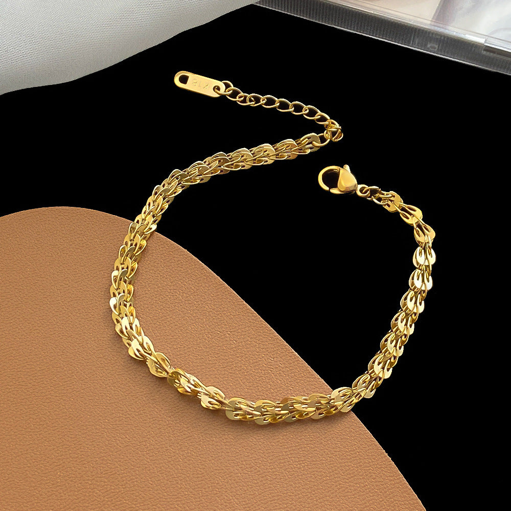 Women's Gold-plated Vintage Phoenix Tail Summer Wedding Jewelry Set