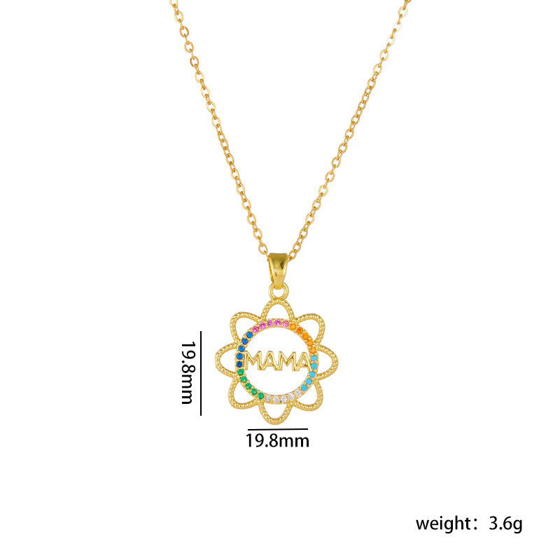 Mother's Day Female Design Love Graceful Clavicle Necklaces