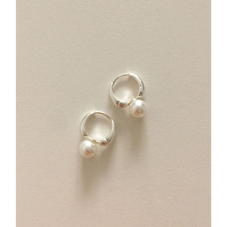 Women's French Style Retro Elegant Pearl High-grade Simple Earrings