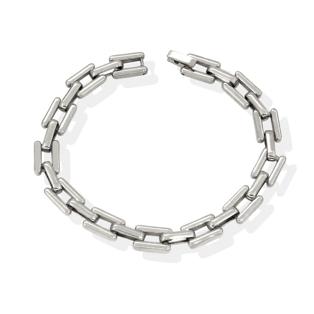 Steel Mouth Female Clavicle Chain Hip Hop Necklaces