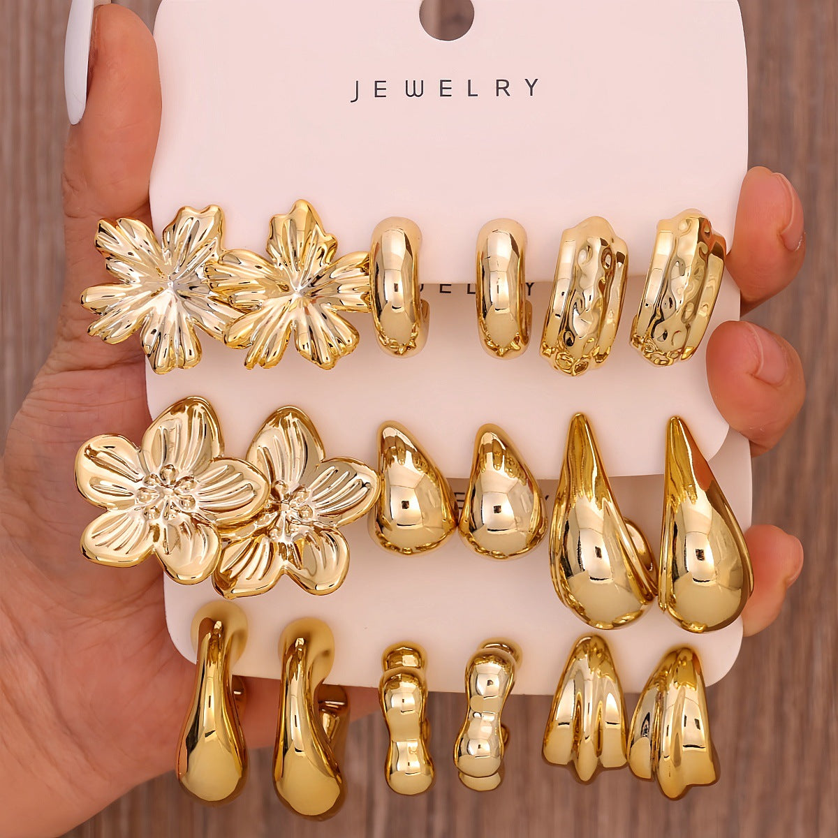 Women's Multi Simple Retro Trendy Unique High-grade Earrings