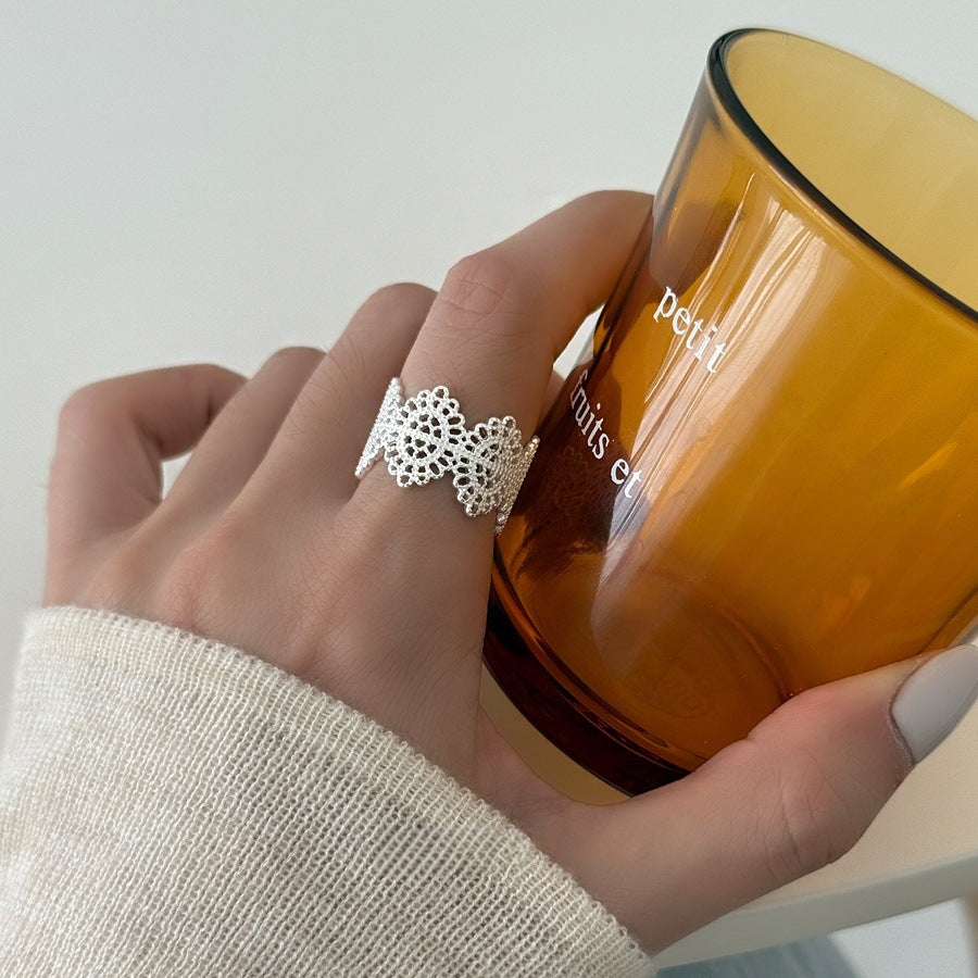 Women's Light Luxury High-grade Temperamental Minority Design Opening Ring