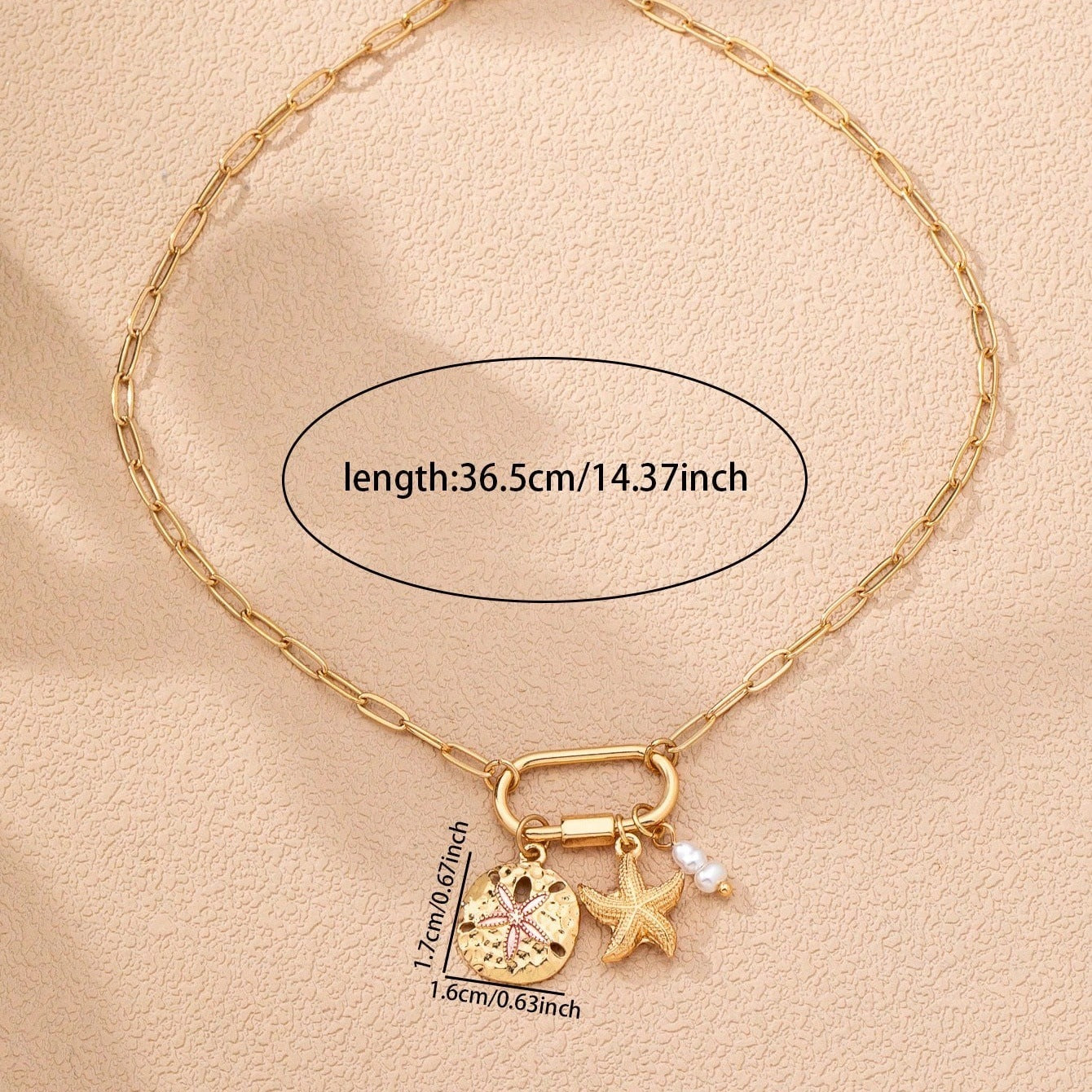 Fashion Popular Summer Starfish Flower Fish Pendants