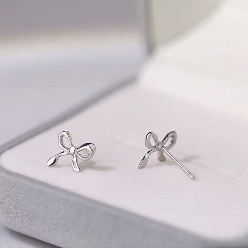 Bow Female Design Niche Affordable Luxury Stud Earrings