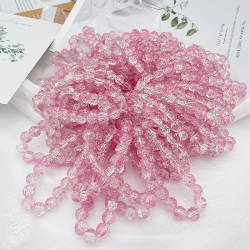 Camellia Little Daisy Crystal Girlfriends Color Glass Chipping Bracelet