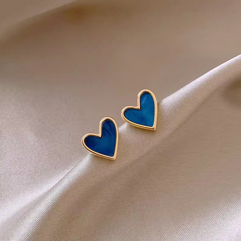 Quality Sier Korean Style Simple Light Stud Earrings