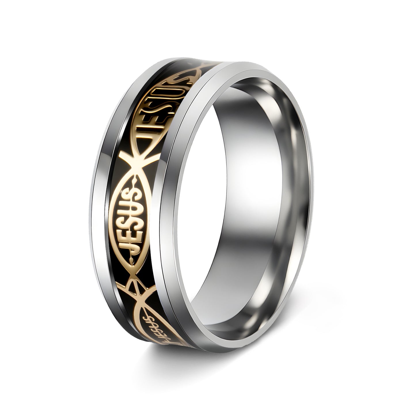 Attractive Simple Stainless Steel Halloween Easter Rings