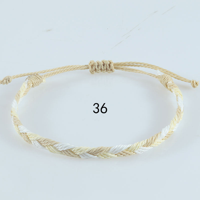 Women's & Men's Creative Handmade Braided Rope Bohemian Twist Bracelet