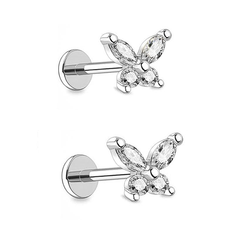 Best-selling Personality Flat Back Beautiful Elegant Earings Summer Stud Earrings