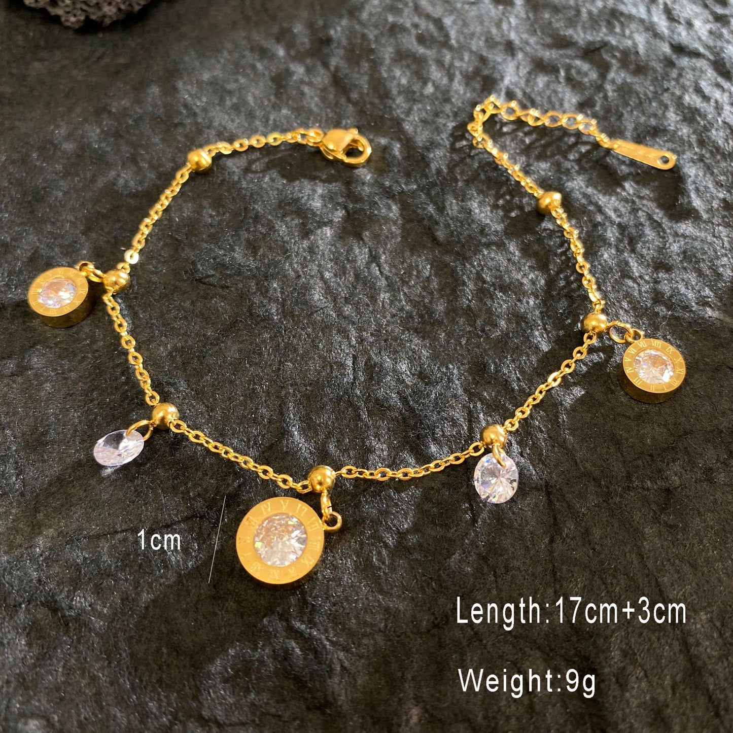 Titanium Steel Gold-plated High-grade Butterfly Clover Bracelets