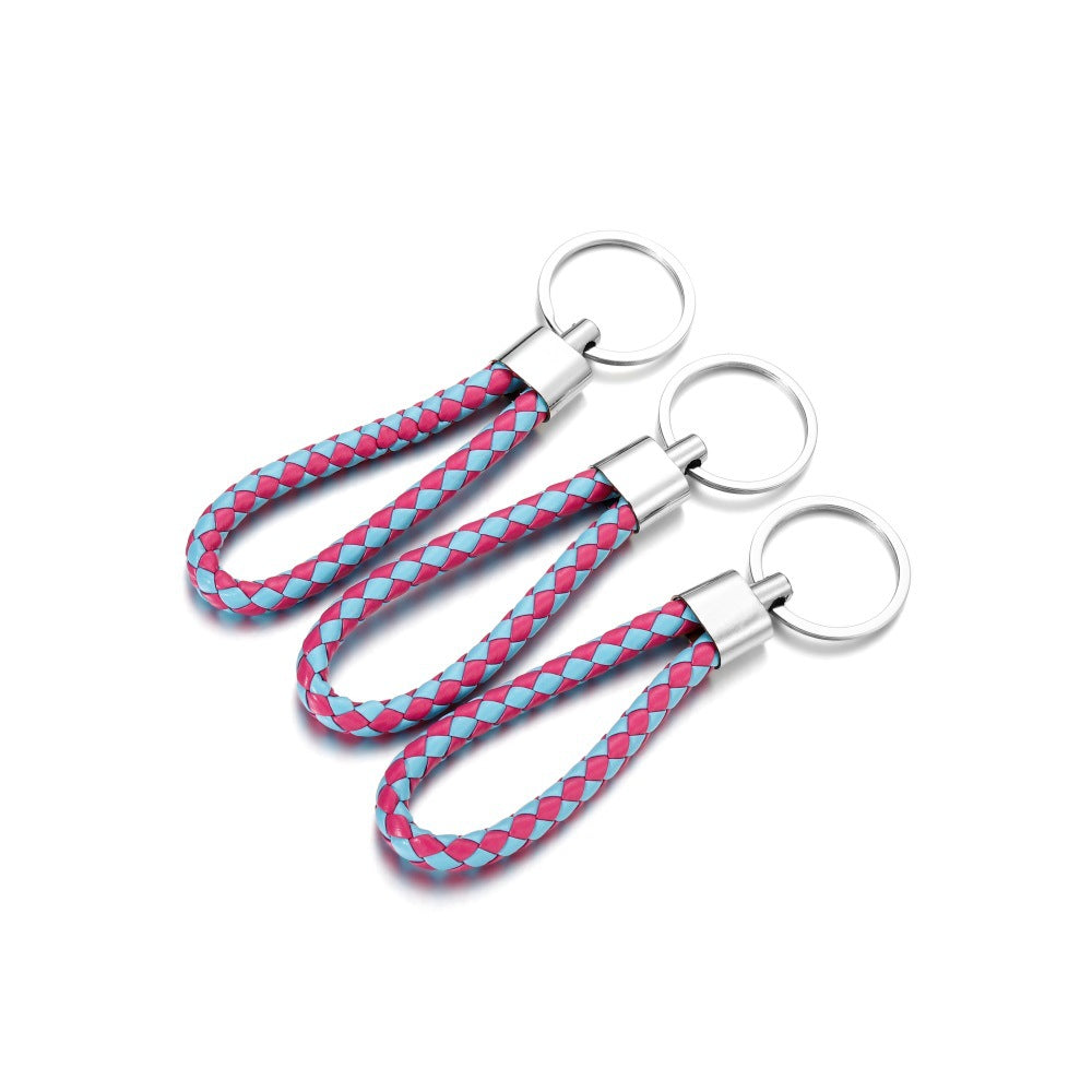 Color Creative Weaving Leather Rope Car Jewelry Accessories