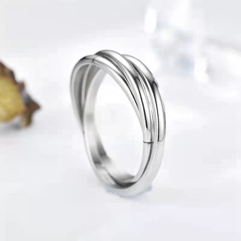 Moon Rotatable Titanium Steel Decompression Female Rings