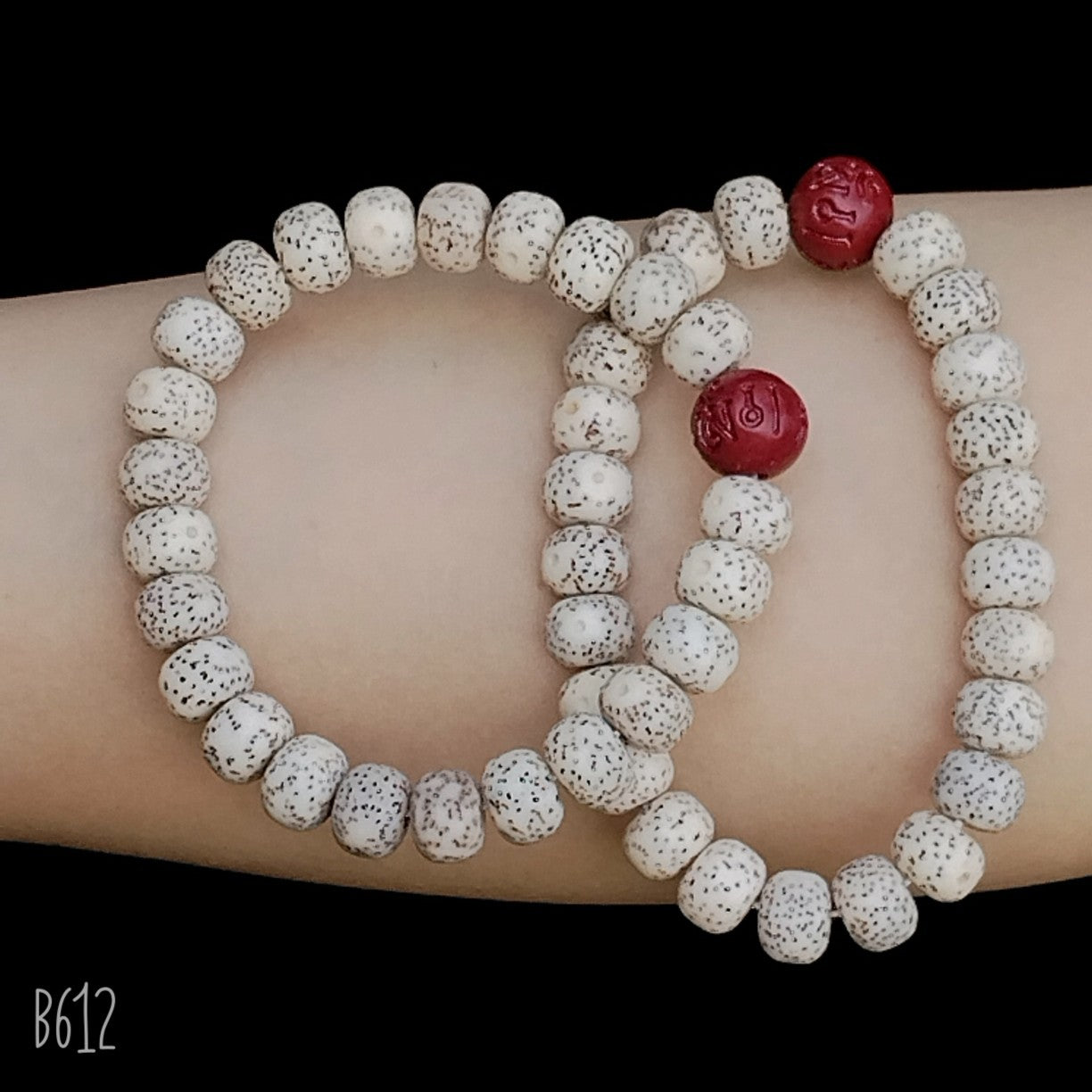 Gradient Round Beads Pliable Temperament Imitation White Plate Bracelet