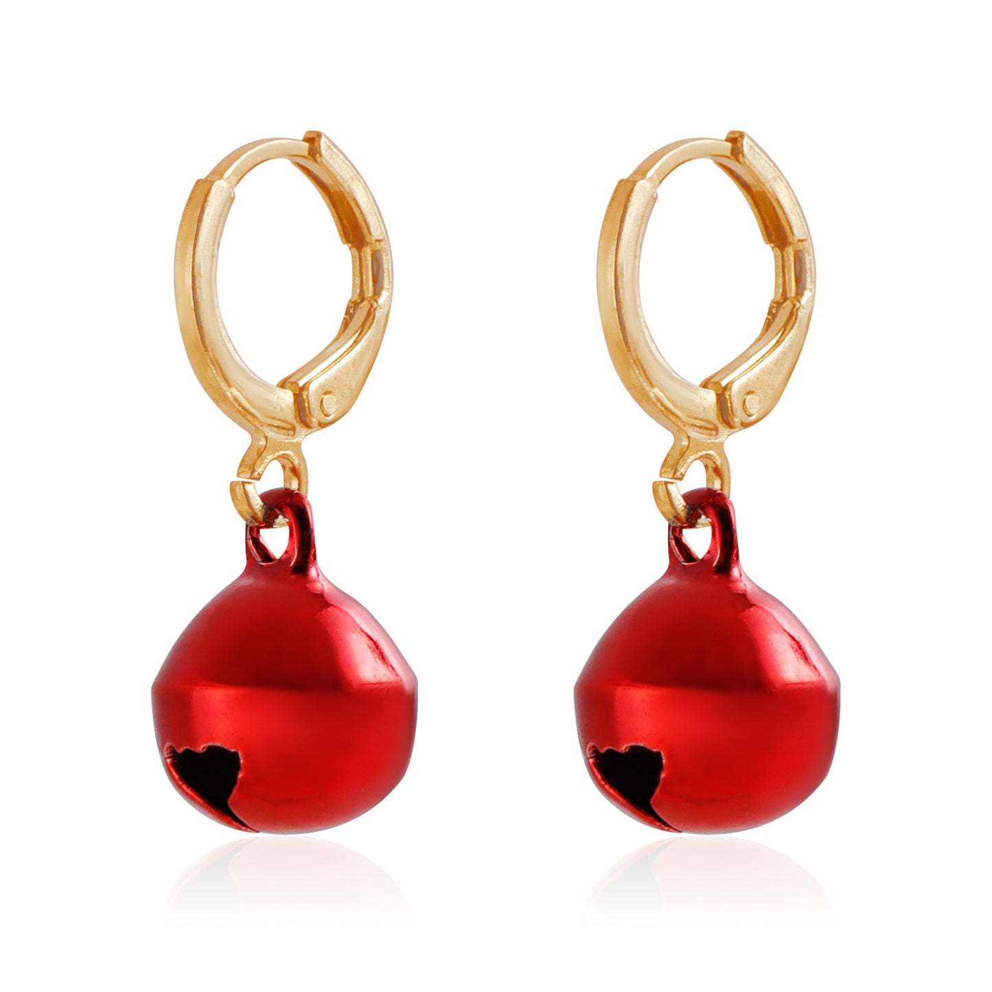 Ornament Wind Christmas Bell Female Color Earrings