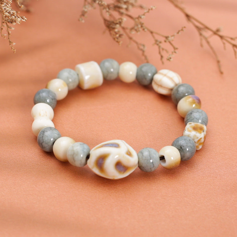 Stall Handmade Ceramic Pure Desire Wind Bracelet